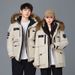 Couple down Jacket Mid-Length Winter Parka for Men And Women Thickened Extreme Cold Outdoor Work Live Stream New Style_ecoleips.com