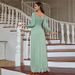 Fashion New Dress Temperament Chiffon Banquet Long Skirt Evening Dress_ecoleips.com