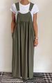 Women's Clothing Summer New Suspender Long Skirt Cotton And Linen Dress Women_ecoleips.com