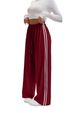 Women's Wide-Leg Yoga Pants With Side Drawstring & Double Webbing | Loose Fit Casual Athletic Trousers For Lounge & Exercise_ecoleips.com