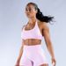 High Elastic Ultra Fine Matte Nylon Halter Neck Beautiful Back Large Backless Seamless Sports Bra Yoga Bra Underwear_ecoleips.com