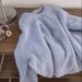 Women’s Plush Raccoon Velvet Sweater – Oversized Winter Knit Top (Haze Blue, Pink, Black, One Size)_ecoleips.com