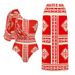 Women's Slimming One Piece Swimsuit European American Style One Shoulder Ruffled Sexy Tie Up Two Piece_ecoleips.com