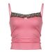 European And American Holiday Style Sexy Leopard Print Floral Patchwork Camisole, Slimming Backless Short Top For Women_ecoleips.com