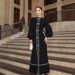 Women’s Clothing New Bow Decoration Contrast Design Temperament Long Dress_ecoleips.com