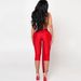 K European And American Style New Fashionable Solid Color Sexy Hot Girl Sleeveless Hanging Neck Backless Tight Jumpsuit_ecoleips.com