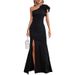 Women's Clothing Women's Dress One Shoulder Bridesmaid Dress Cocktail Banquet Evening Dress_ecoleips.com