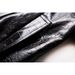 New Women's Trendy PU Leather Long Coat Double Breasted Belted Waist Trench Coat In Stock_ecoleips.com