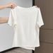 A Simple, Monochrome Summer Top Made Of Pure Cotton With Short Sleeves Designed To Create A Stylish, Twisted, And Irre_ecoleips.com