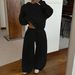 Women's Casual Fashion Sports Suit Two Piece Set Street Style Fleece Sweatshirt Style New_ecoleips.com