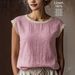 Women's round Neck Lace Sleeveless Cotton Linen Shirt Loose Fitting Solid Color European And American Style Spring/Summer New Arrival_ecoleips.com