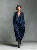 Elegant Satin Long Sleeve Shirt Dress for Women Solid Color Office Wear Versatile Stretch Comfort_ecoleips.com