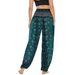 2021 European And American Best-Selling New Yoga Digital Print Wide-Leg Pants Casual Trousers_ecoleips.com