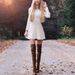 Women's Clothing autumn and winter new sweater women loose round neck knitted sweater dress delivery_ecoleips.com