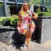 Women's Hepburn Style Long Sleeve Printed Dress Loose Fit FashionableMature Sweet Fresh_ecoleips.com