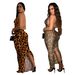 Women's Clothing Wild Leopard Color Dress Long Skirt_ecoleips.com