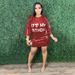 Women’s Clothing Fashion Round Neck Half Sleeved Loose Sequin Print Dress Women's Party Sequin Style Nightclub Style_ecoleips.com