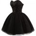 Women's Clothing Tube Top Dress New Banquet Small Dress Dress Temperament Elegant Party Host Celebrity Evening Dress Summer_ecoleips.com