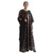 Women's Clothing women's mesh three dimensional embroidered robe loose chiffon bat sleeve dress three piece suit 8954_ecoleips.com