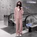 Plus Size Women's Autumn Fashionable Casual Two-Piece Set Slimming Sweatshirt Sports Suit For Women Over 200 300 Jin_ecoleips.com