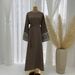 Loriya2024 Middle East Turkey Dubai Embroidered Elegant Dress Robe LR735_ecoleips.com