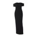 2025 Summer New Fashion Elegant Off-Shoulder With Back Slit Slim Long Dress Trendy Wholesale_ecoleips.com