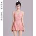 Women's Slimming One Piece Swimsuit Concealing Tummy Supporting Waist Flattering Young Women Perfect Swimwear_ecoleips.com