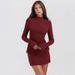 Spring/Autumn Fashion: A Stylish, Figure-Flattering Skirt With Long Sleeves, Elegant And Flattering For Women._ecoleips.com
