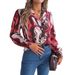 Real Shot Of 2026 Spring/Summer European And American Casual Color-block Striped Long-sleeve Shirt With Suit Collar,_ecoleips.com
