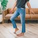 Summer New Style Simple Washed Mid-Waist Straight-Leg Jeans Europe And America 2023 Cross-Border Casual Versatile_ecoleips.com