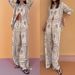 2026 Spring New Women's Clothing Cross-Border European American Foreign Trade Casual Commuting Printed Shirt And Pants_ecoleips.com