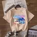 Women's Casual Round Neck Short Sleeve T-Shirt Multi-Color Style Simple Fashionable Sports Top Solid Printed Loose Fit_ecoleips.com