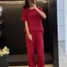 Women's Clothing New Style Solid Color Fashion Leisure Sports Suit Women Street Blast Wide Leg Pants Women_ecoleips.com