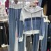 Women's European Style Patchwork Denim Zip Up Hooded Top And Elastic Waist Trousers Two Piece Set Spring New Arrival_ecoleips.com