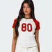Women's Clothing Women's Short Sleeve T-Shirt Street Style Digital Print Crew Neck Casual Versatile Crop Top For Formal & Casual_ecoleips.com