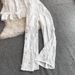 Women's Heavy Lace Stitched Temperament Shirt And Wide Leg Trousers Set Long Sleeved Elastic High Waist Two Piece Suit For Spring/Autumn/Summer_ecoleips.com