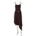 Summer Sexy Hot Girl Style Two Piece Set Solid Color Camisole Tank Top with Ruffled Irregular Skirt for Women_ecoleips.com