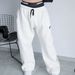 Women's Clothing Retro Casual Simple Loose Casual Pants Women's Fashion Version Straight Versatile Sports Sweatpants_ecoleips.com