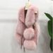 Women's Faux Fur Vest Jacket - Slim Fit Short Sleeveless Coat With Polo Collar, Winter Fashion Outerwear For Stylish Layering_ecoleips.com