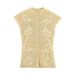 Women's Sweet Lace-Knit Hollow Out Short Sleeve Top, Y2k Cute Summer Blouse For Daily Wear Comfortable Regular Fit_ecoleips.com
