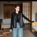 Aria Basics 2025 Stand Collar Waistcoat With Buttoned Closure, Sleeveless Leather Vest, New Chinese Style Women's Winter Clothing_ecoleips.com