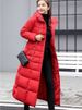 K Long Over-the-knee Cotton Coat For Women; New Style With A Big Fur Collar; Slim-fit And Thickened. No Bag_ecoleips.com
