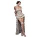 Women's Elegant Slim Fit Strapless Top with Waist Cinching Solid Color And Irregular High Waist Midi Skirt Autumn Set European American Style 2025_ecoleips.com