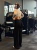 K New Straight Leg Lifting Buttocks Slimming And Slimming Fitness Exercise Yoga Pants For Women, Tight Fitting_ecoleips.com