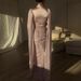 Elegant Long Sleeve Evening Gown With Rhinestone Embellishments For Women – Slim Fit Formal Dress For Weddings & Special Occasions (S-XXL)_ecoleips.com