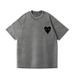 230g Retro Stir Fried Snowflake Washed European And American Pure Cotton T-shirt Loose Base Round Neck Pullover Heavyweight T-shirt_ecoleips.com