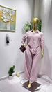 Women's Casual Striped Shirt With High-Waisted Wide Leg Pants Set - Comfortable Loose Fit Spring Outfit_ecoleips.com