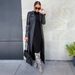 Oversized Faux Leather Coat – Longline Lapel Button-Up Jacket For Women (XS-XXL, Black/Burgundy/Khaki)_ecoleips.com