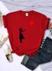 Let'S Fly Love Balloons Prints Womens T-Shirt Soft Breathable Short Sleeve Street Hip Hop Trend Tops Casual Female Tee Clothing_ecoleips.com