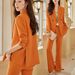 Women's Clothing High-end professional suit suit orange suit jacket _ecoleips.com